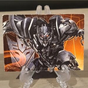 Revenge of the Fallen #17 Megatron 2009 Transformers Sticker Card [Read Details]
